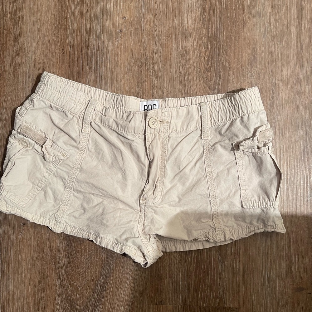 BDG Women's Cream Cargo Shorts